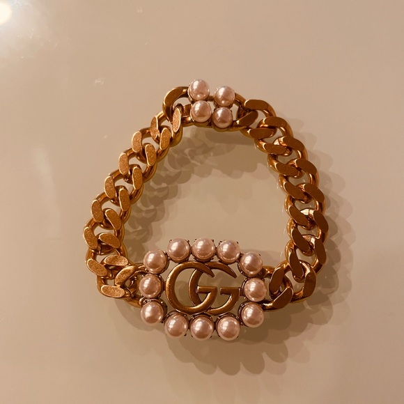 Gucci Gold Bracelet with Pearls - Picture 2 of 3
